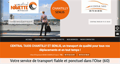 Desktop Screenshot of central-taxis-senlis.com