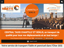 Tablet Screenshot of central-taxis-senlis.com